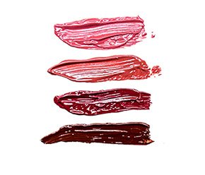 Lip gloss swatch